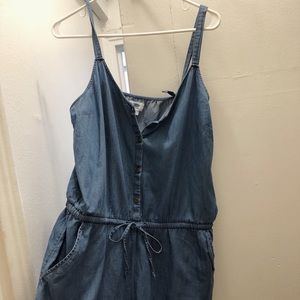 Chambray Romper